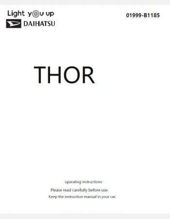 daihatsu thor 2018 owners manual in english